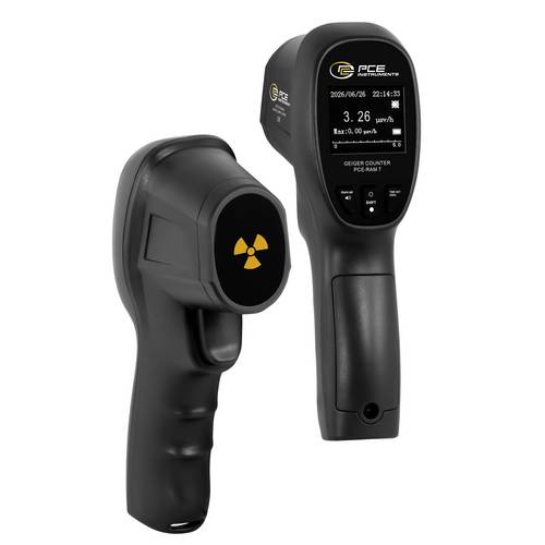 PCE Instruments Geigerzähler PCE-RAM 7 |Sensor Geiger-Müller-Zählrohr |Gamma- Beta Röntgenstrahle