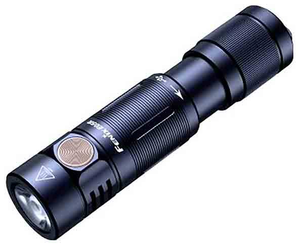 Fenix Light E05R FEE05R-Schwarz LED Taschenlampe akkubetrieben 400lm 24g