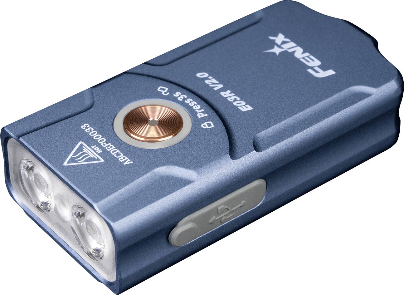 Fenix Light E03R V2.0 LED Taschenlampe akkubetrieben 500lm 30g