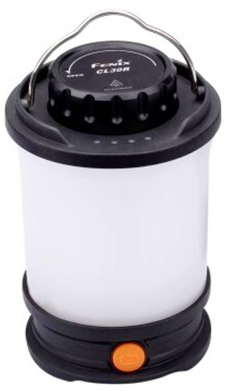 Fenix Light FECL30R-Schwarz CL30R LED Camping-Leuchte 650lm Li-Ionen Akkus 412g Schwarz