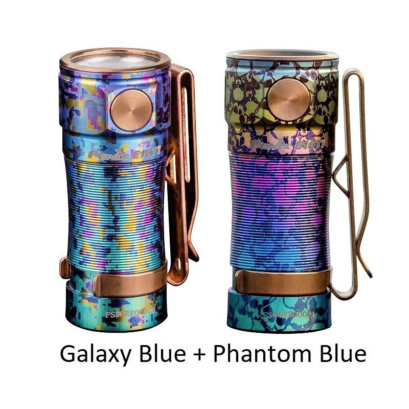 Fenix Light E16 Ti Titan LED Taschenlampe Li-Ionen Akkus oder batteriebetrieben 650lm 25g