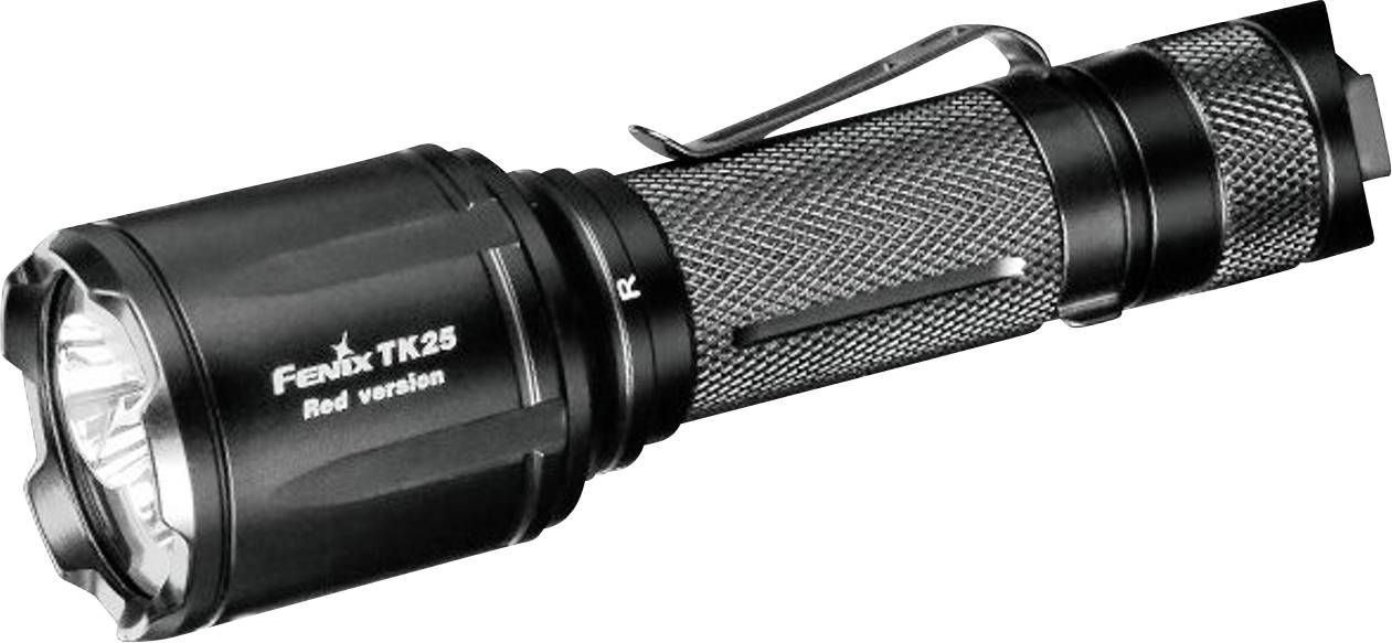 Fenix Light TK25Red LED Taschenlampe Li-Ionen Akkus oder batteriebetrieben 1000lm 156.5g