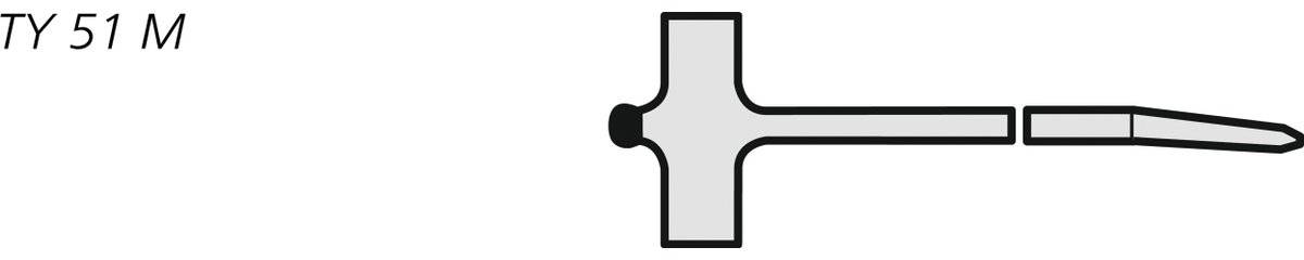 LAPP 61716020 KABELBINDER TY-RAP TY 51M 92X2,4 NA Kabelbinder 500St.