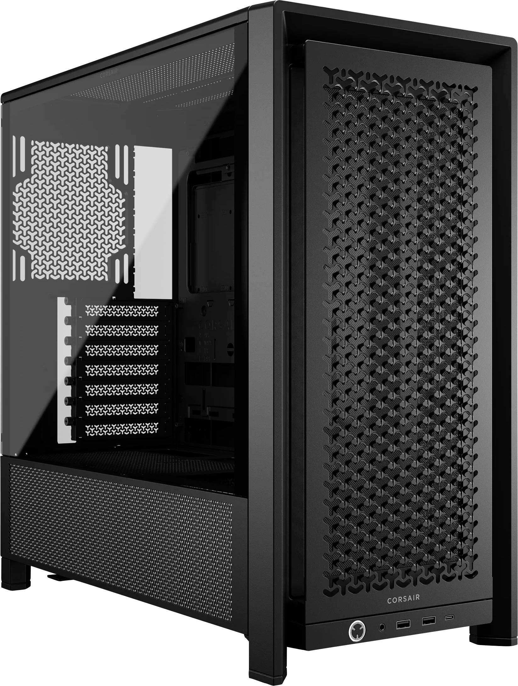 Corsair FRAME 4000D - Mid tower - E-ATX - Seitenteil mit Fenster (gehärtetes Glas)