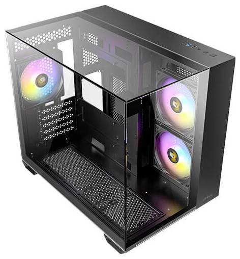 Antec CX600M Trio Mini-Tower PC-Gehäuse Schwarz, Transparent