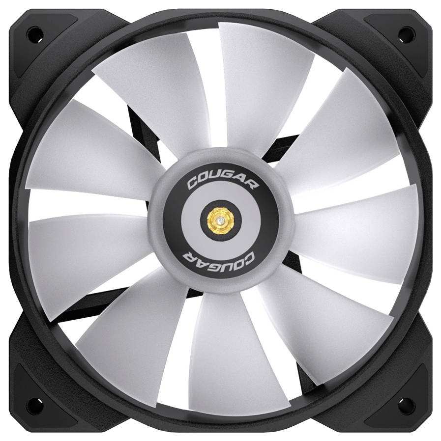 Cougar CGR-CF-MHP12HB3-RGB PC-Gehäuse-Lüfter Schwarz, Weiß (B x H x T) 120 x 28 x 120mm