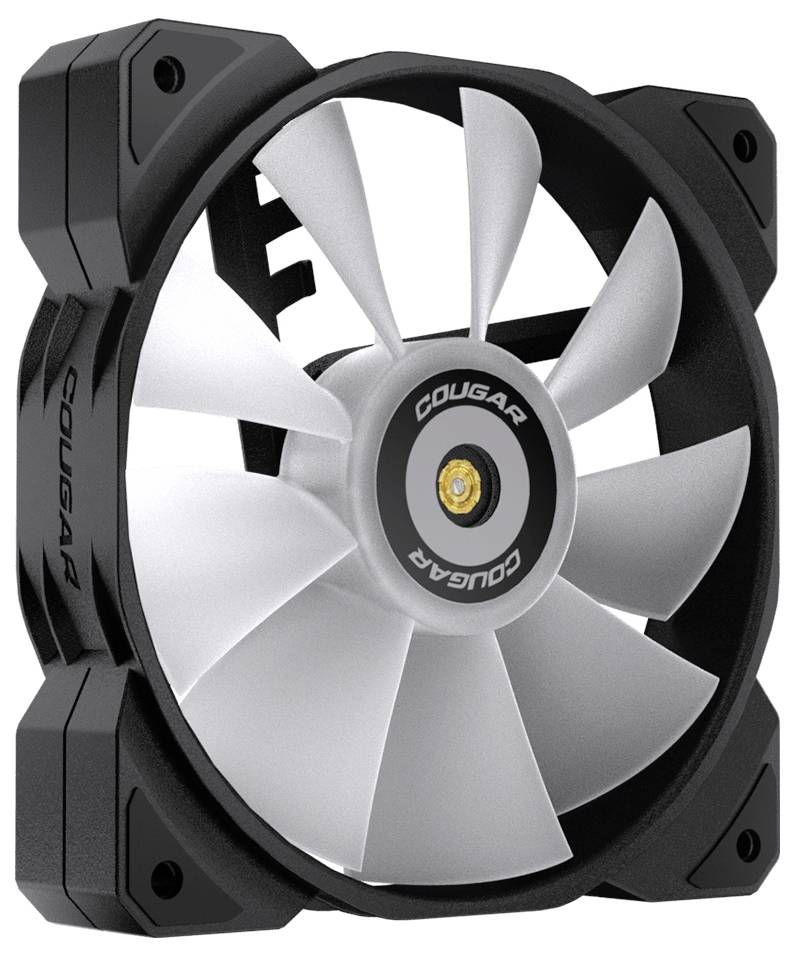 Cougar CGR-CF-MHP12HB-RGB PC-Gehäuse-Lüfter Schwarz, Weiß (B x H x T) 120 x 28 x 120mm