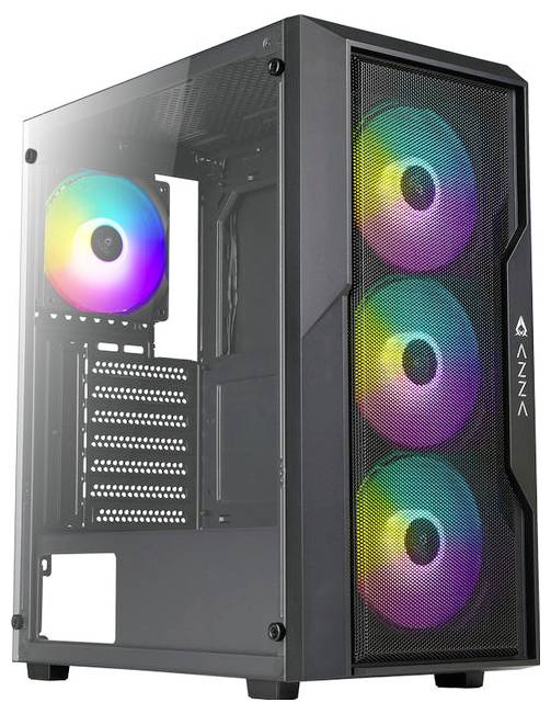 AZZA Fighter 290 Midi-Tower PC-Gehäuse Schwarz