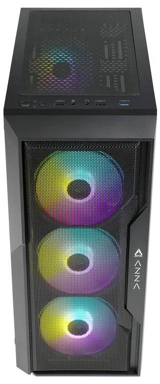 AZZA Fighter 290 Midi-Tower PC-Gehäuse Schwarz