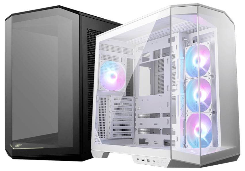 MSI MAG PANO 100R Midi-Tower PC-Gehäuse Weiß