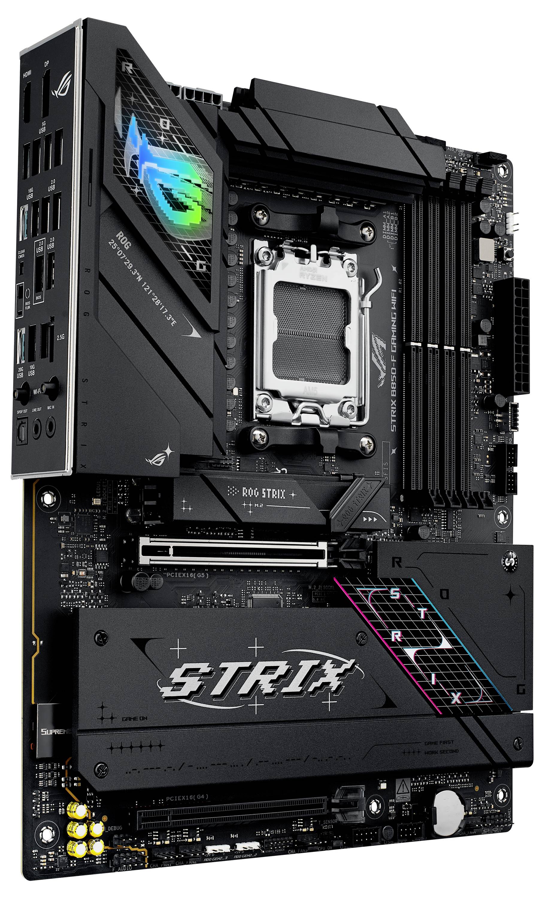 Asus ROG STRIX B850-F Mainboard Formfaktor (Details) ATX Mainboard-Chipsatz AMD® B850