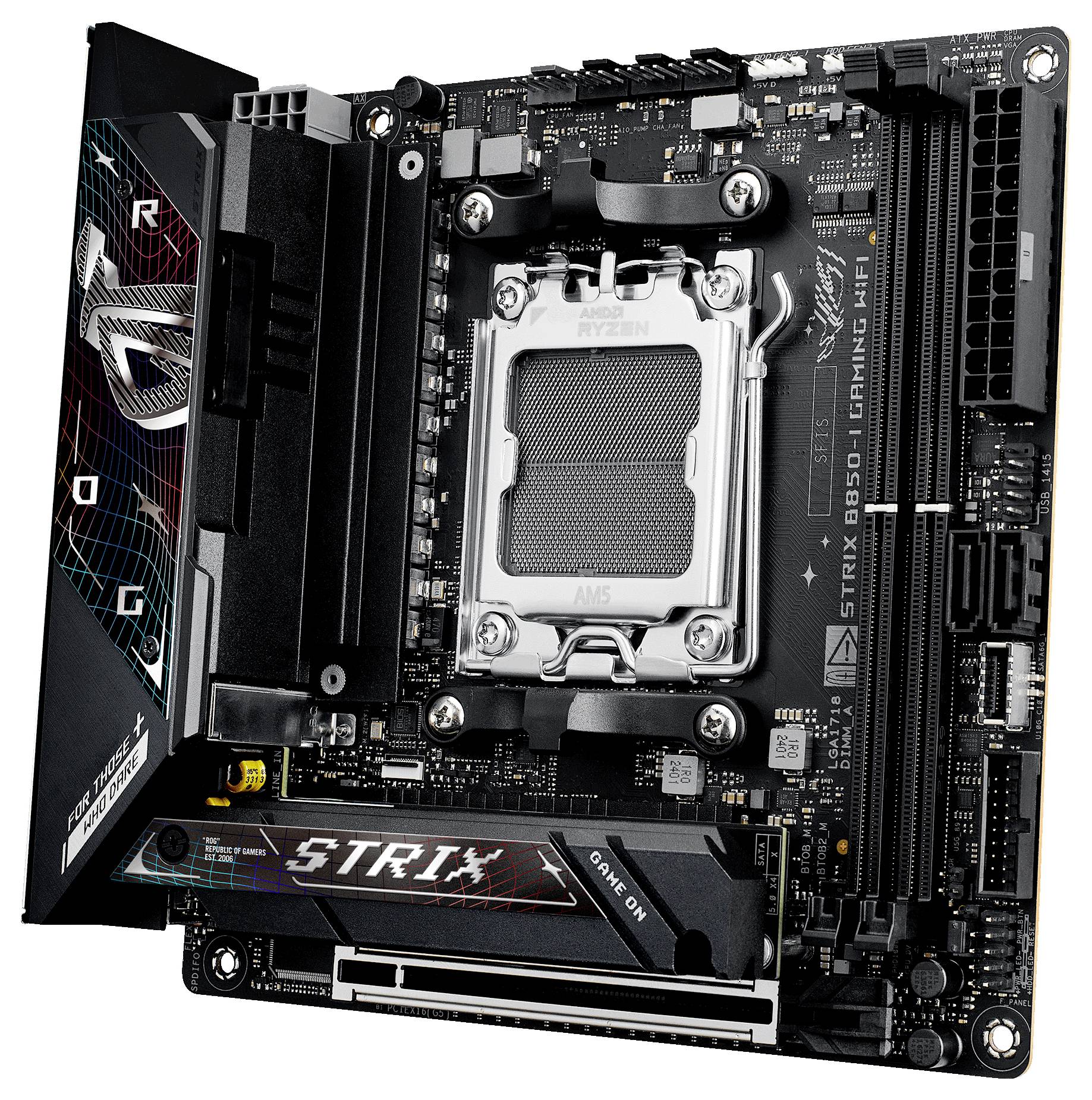 Asus ROG STRIX B850-I Mainboard Formfaktor (Details) Mini-ITX Mainboard-Chipsatz AMD® B850