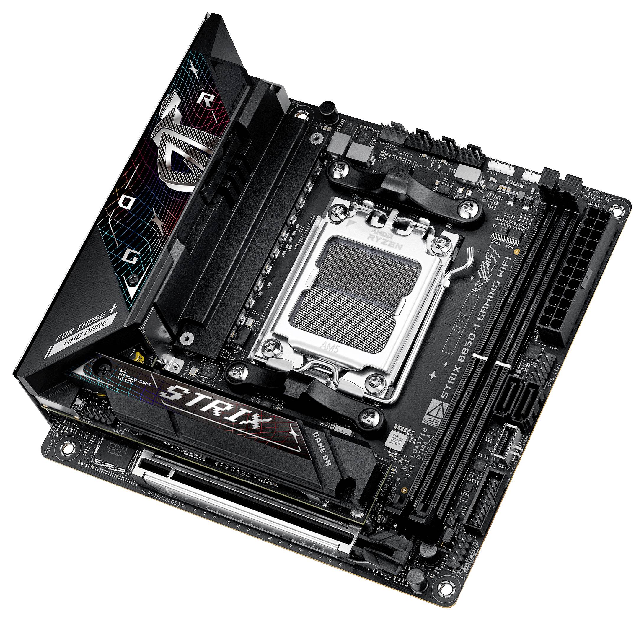 Asus ROG STRIX B850-I Mainboard Formfaktor (Details) Mini-ITX Mainboard-Chipsatz AMD® B850