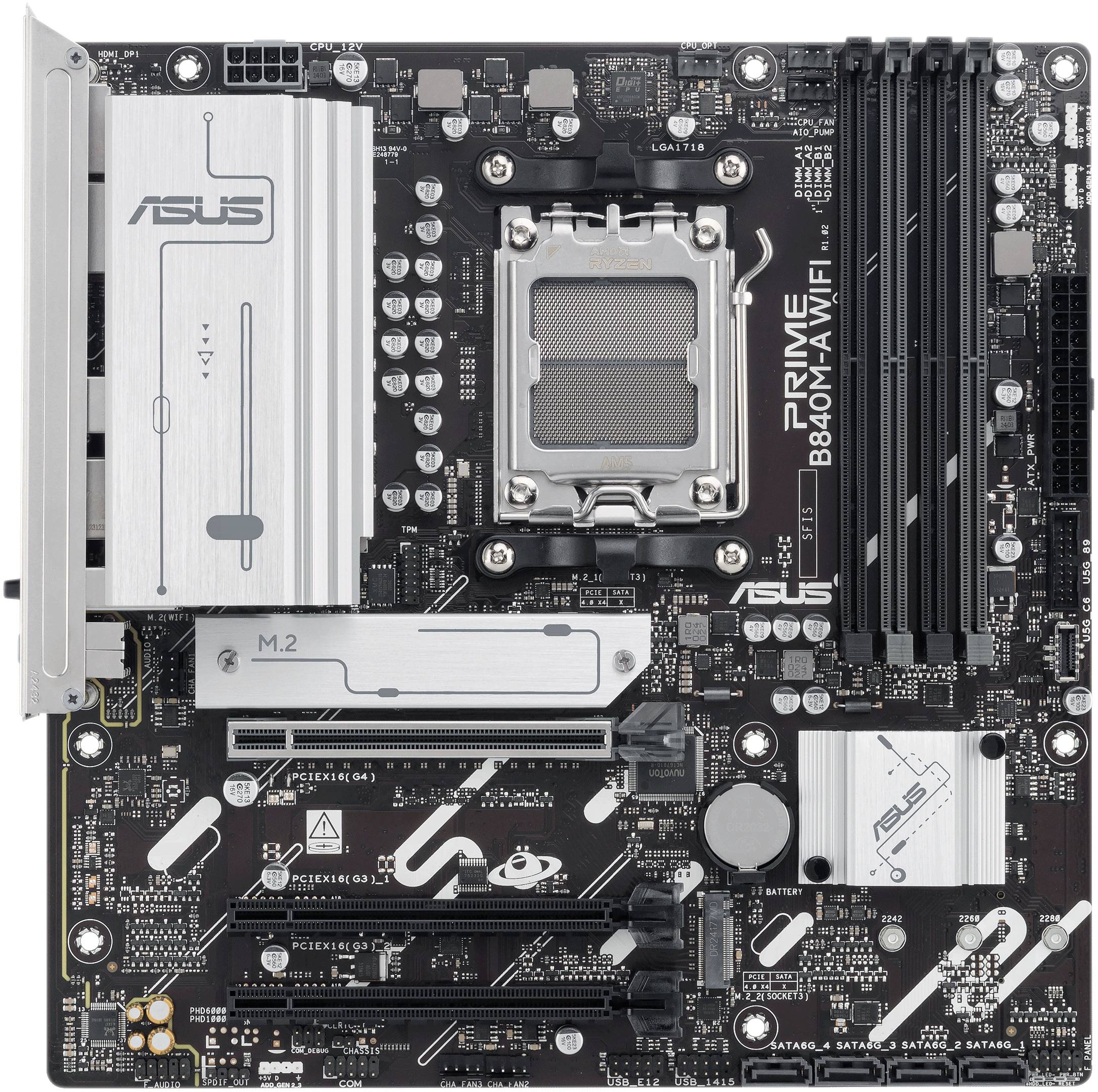 Asus PRIME B840M-A Mainboard Formfaktor (Details) Micro-ATX