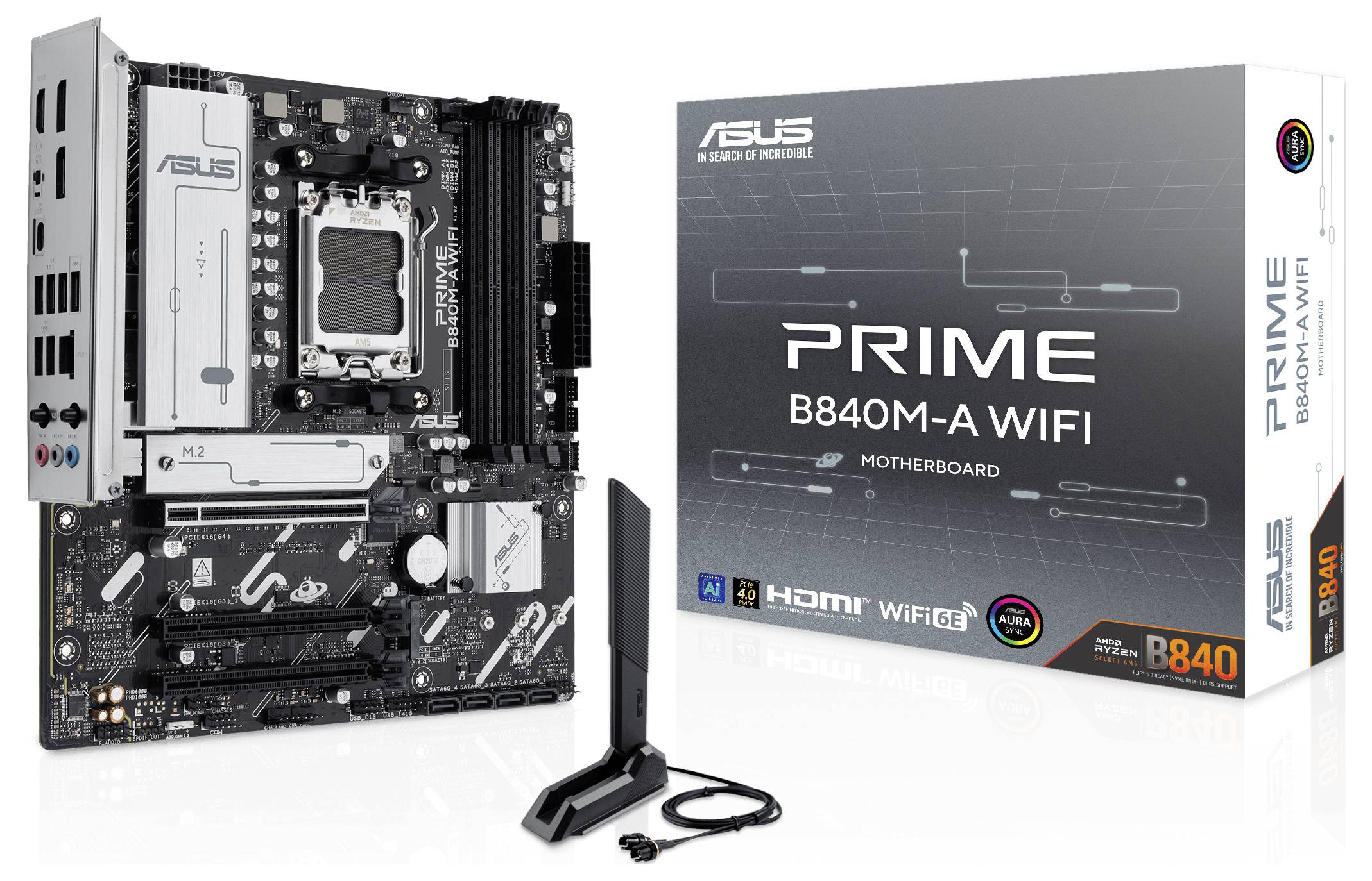 Asus PRIME B840M-A Mainboard Formfaktor (Details) Micro-ATX