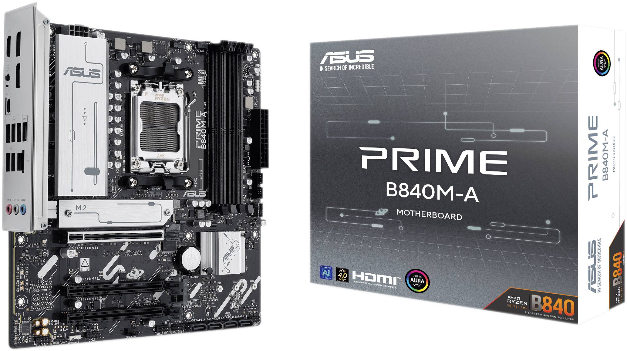 Asus PRIME B840M-A-CSM Mainboard Formfaktor (Details) Micro-ATX