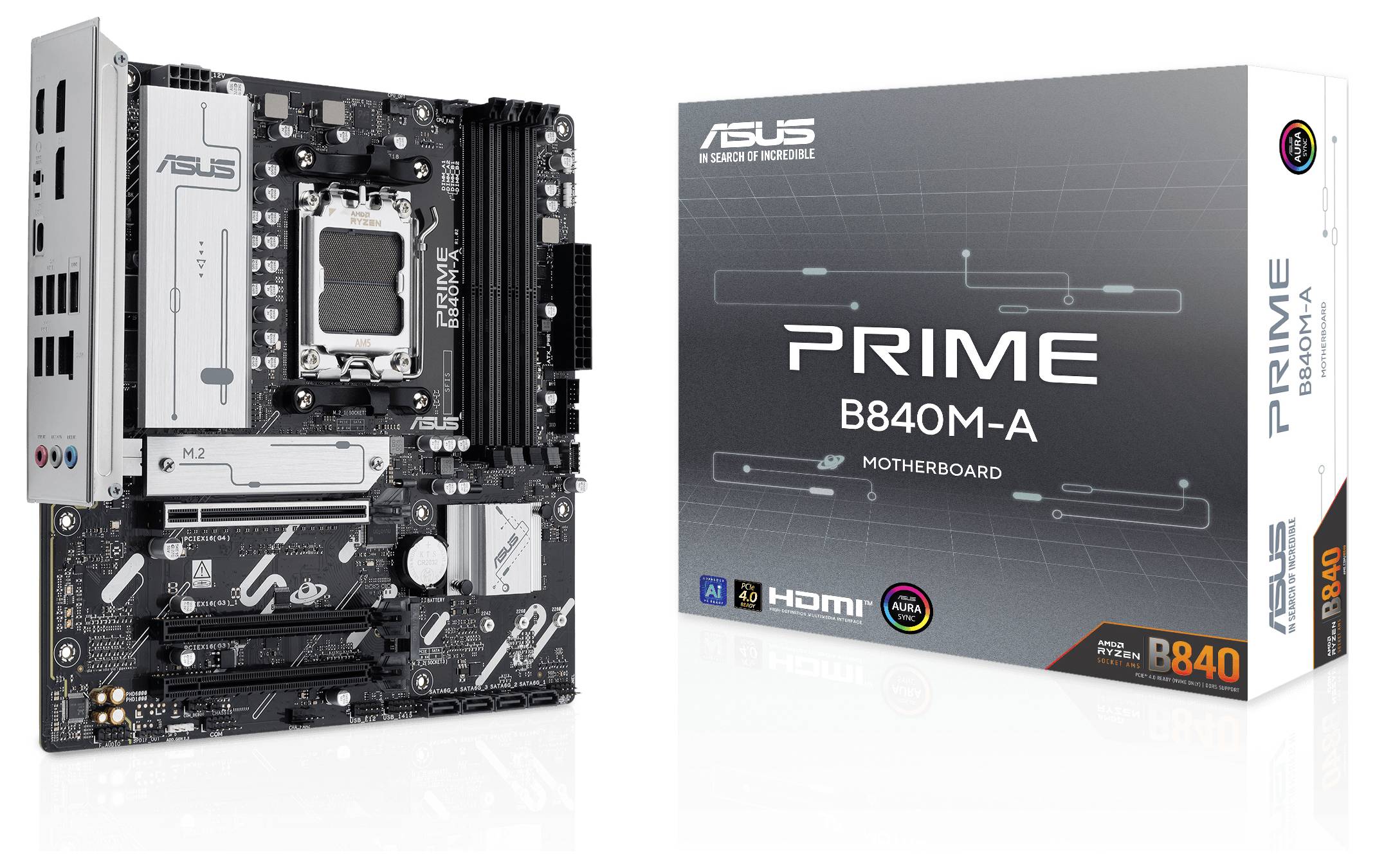 Asus PRIME B840M-A-CSM Mainboard Formfaktor (Details) Micro-ATX