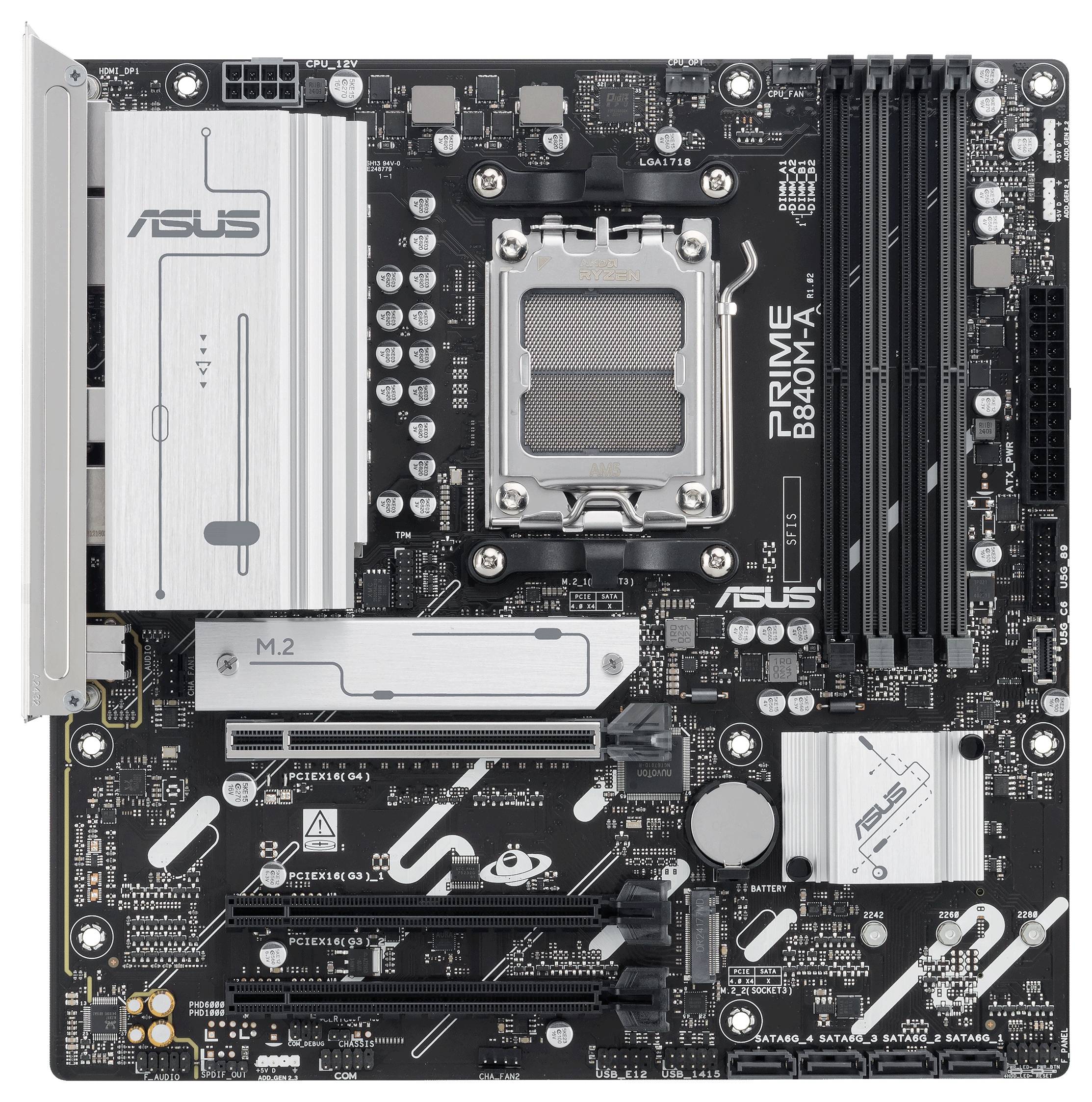 Asus PRIME B840M-A-CSM Mainboard Formfaktor (Details) Micro-ATX