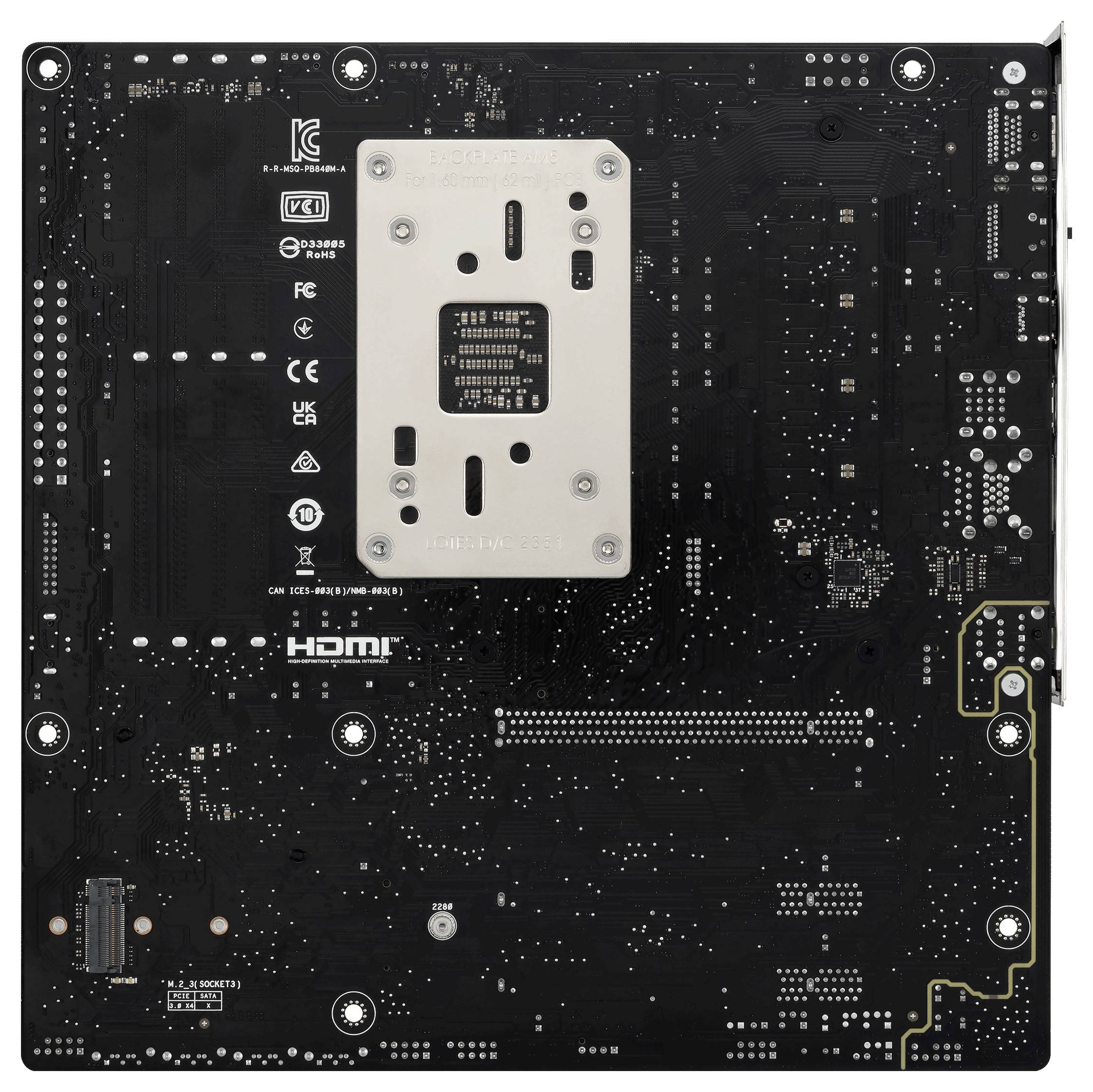 Asus PRIME B840M-A-CSM Mainboard Formfaktor (Details) Micro-ATX