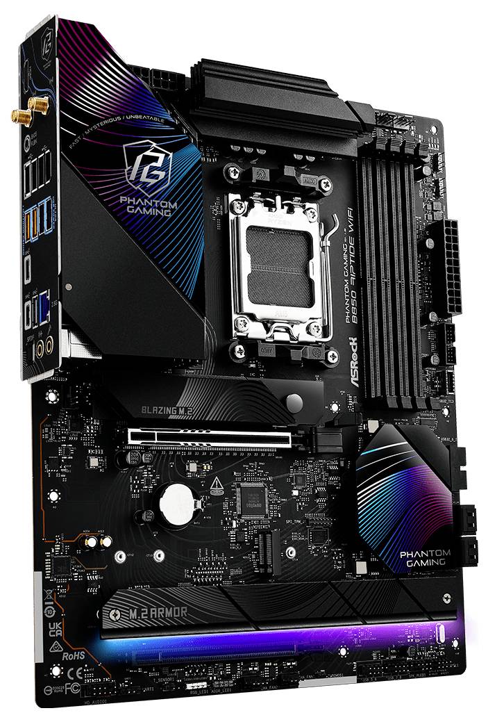 ASRock B850 Riptide Mainboard Sockel (PC) AMD® AM5 Formfaktor (Details) ATX Mainboard-Chipsatz AMD® B850