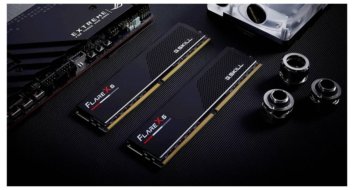 G.Skill F5-6000J3636F32GX2-FX5 PC-Arbeitsspeicher Modul DDR5 64GB 2 x 32GB 6000MHz 288pin DIMM CL36 F5-6000J3636F32GX2-FX5