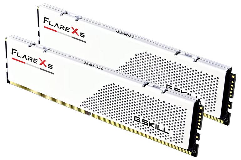 G.Skill F5-6000J3636F32GX2-FX5W PC-Arbeitsspeicher Modul DDR5 64GB 2 x 32GB 6000MHz 288pin DIMM CL36 F5-6000J3636F32GX2-FX5W