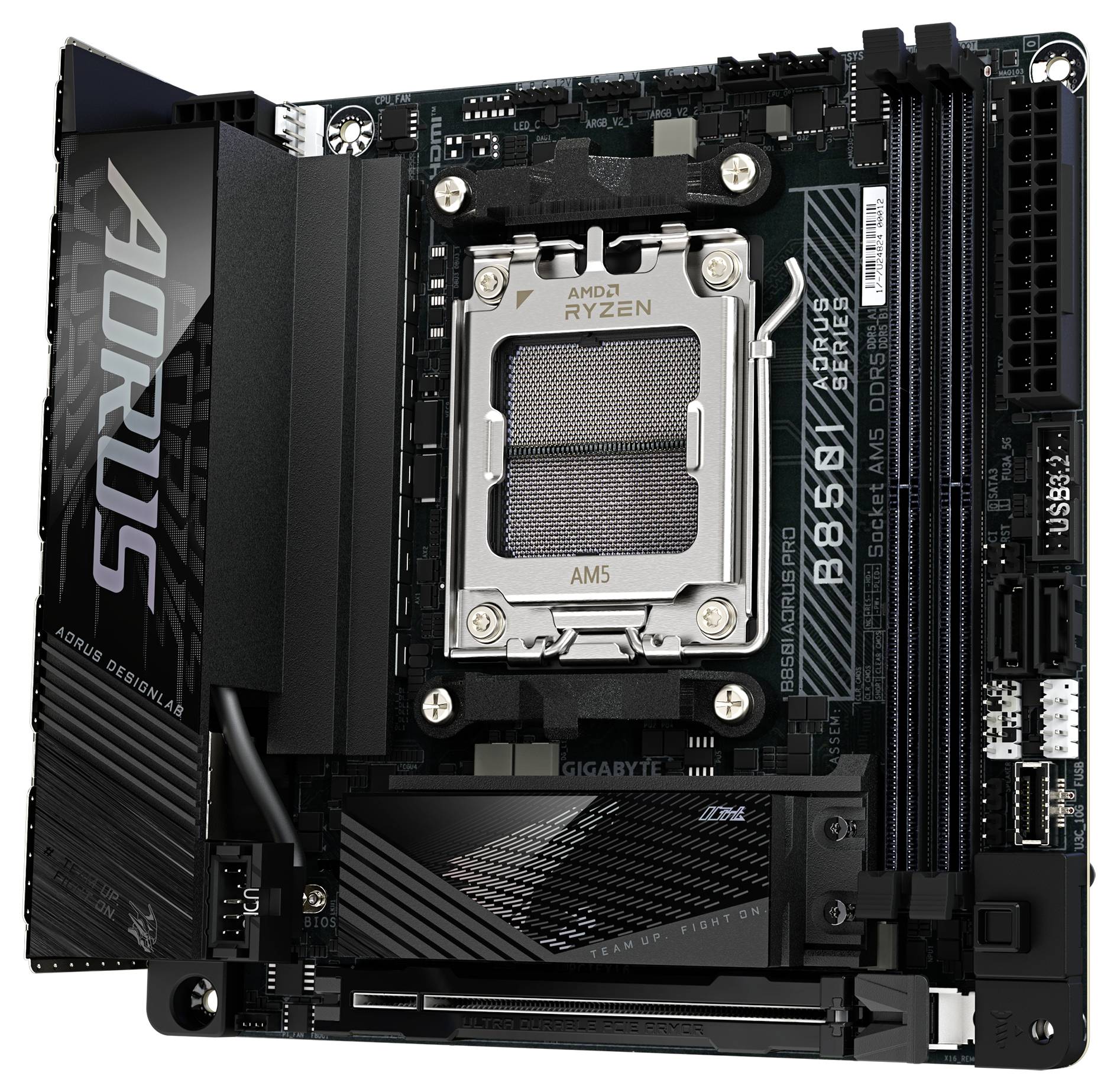 Gigabyte B850I AORUS PRO Mainboard Sockel (PC) AMD® AM5 Formfaktor (Details) Mini-ITX Mainboard-Chipsatz AMD® B850