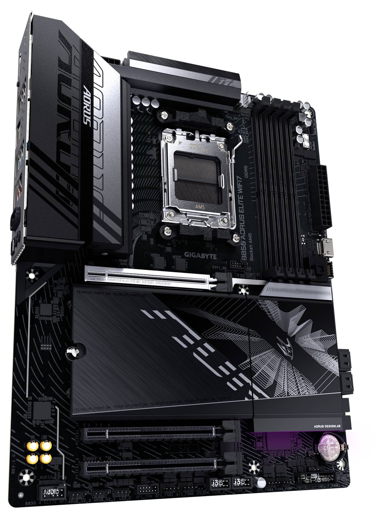 Gigabyte B850A ELITE WF7 Mainboard Sockel (PC) AMD® AM5 Formfaktor (Details) ATX Mainboard-Chipsatz AMD® B850