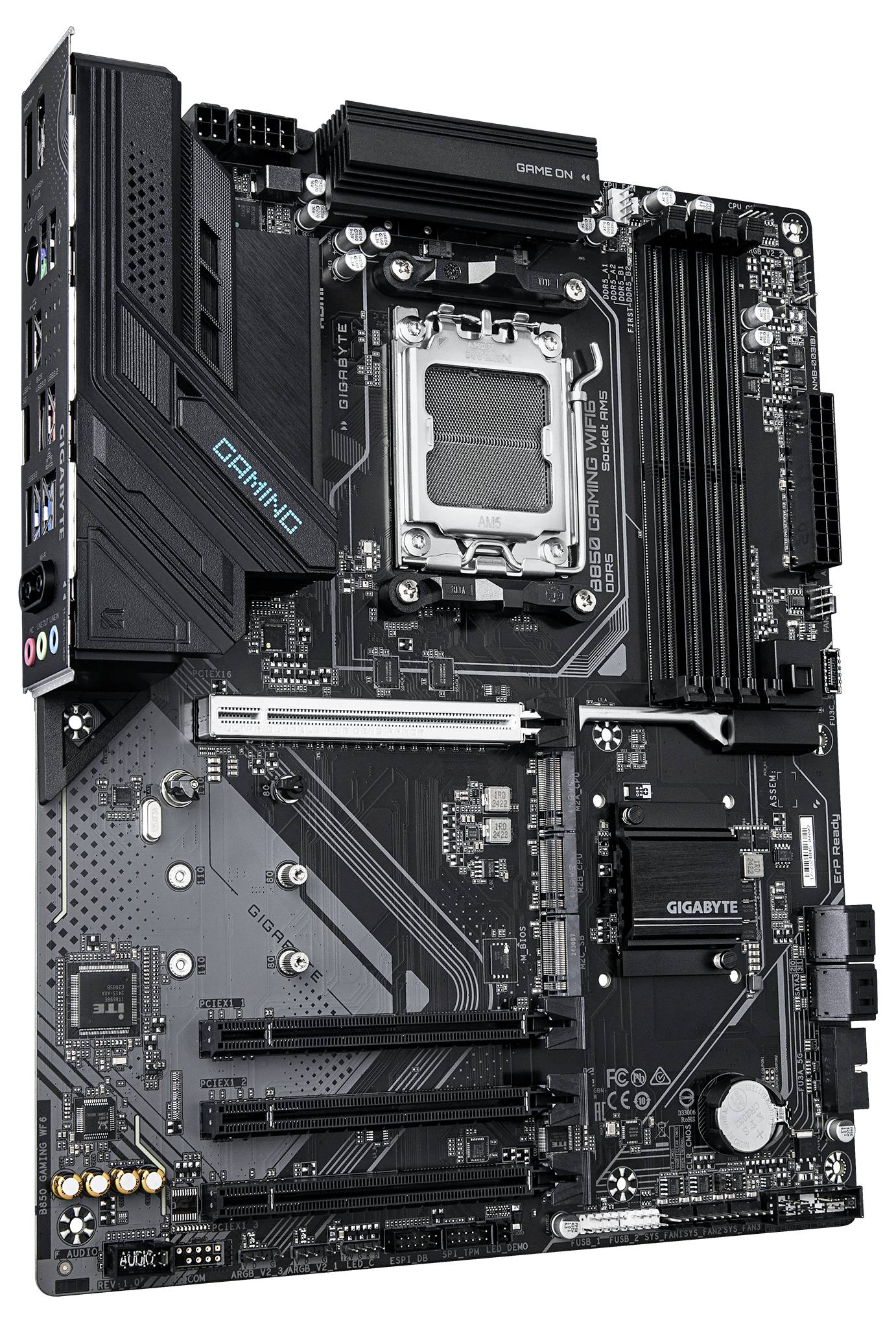 Gigabyte B850 GAMING WF6 Mainboard Sockel (PC) AMD® AM5 Formfaktor (Details) ATX Mainboard-Chipsatz AMD® B850