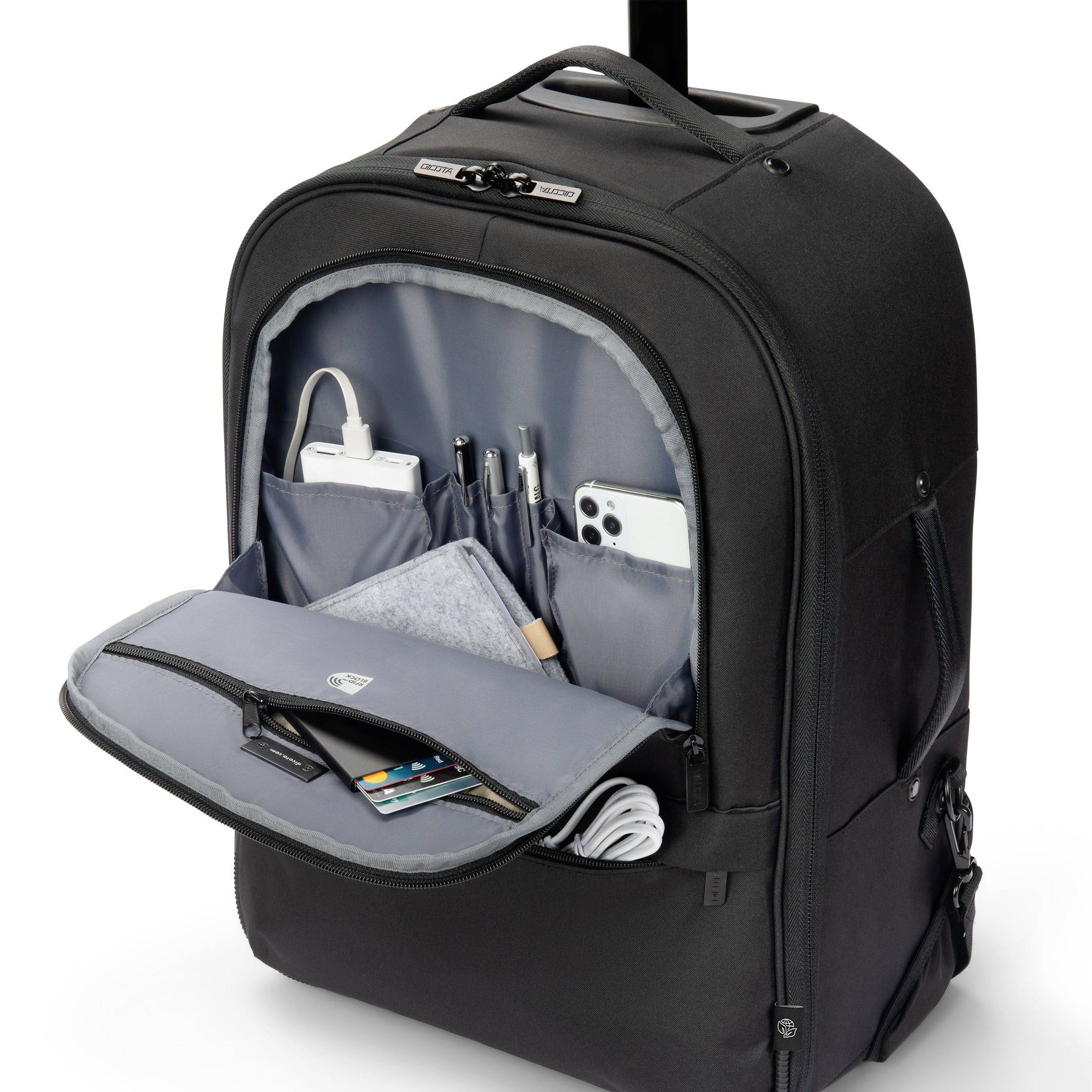 Dicota Notebook Rollenreisetasche Eco CORE Passend für maximal: 40,6 cm (16") Schwarz