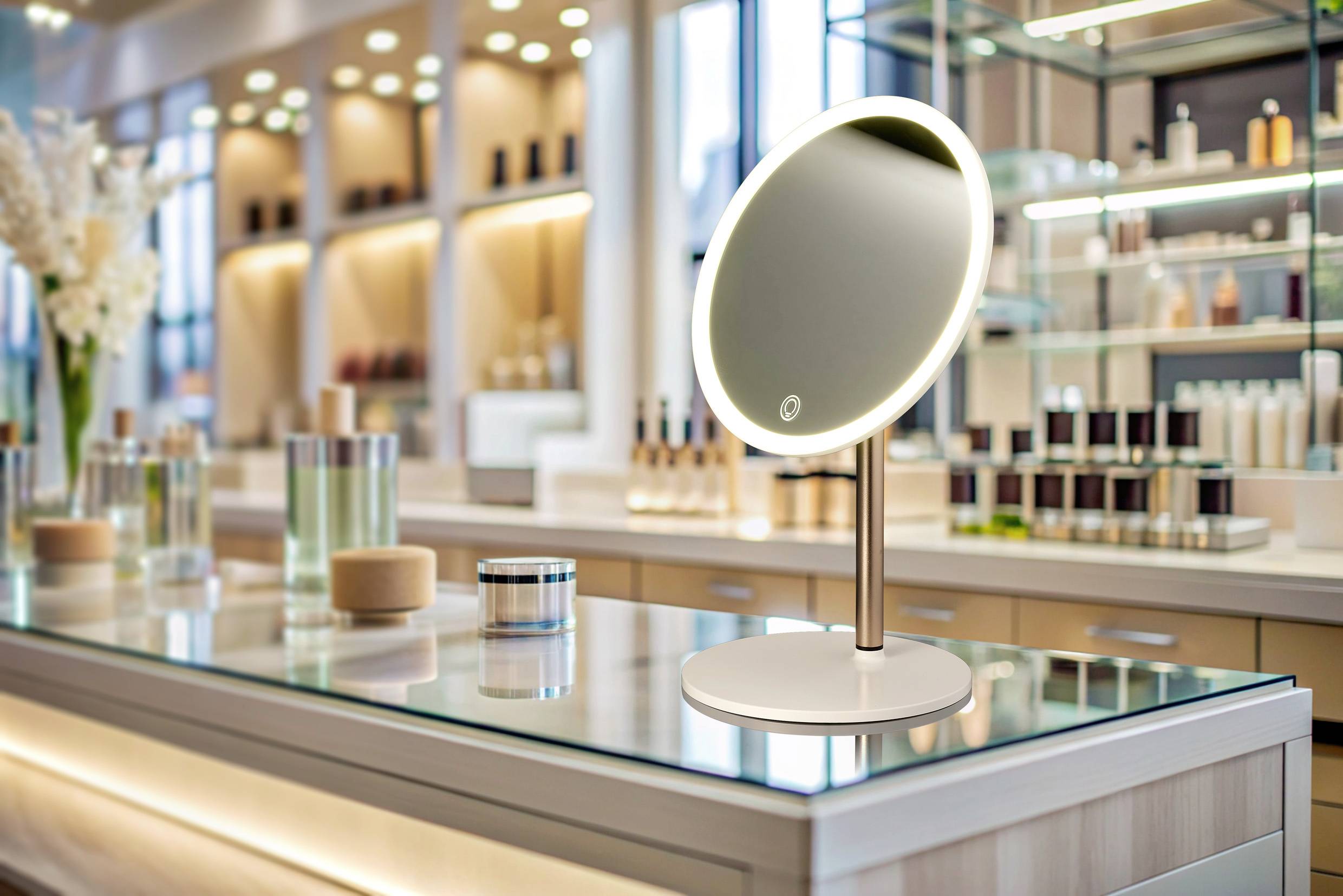 Sygonix SY-6739686 Spiegelleuchte 4W Warmweiß bis Kaltweiß Weiß