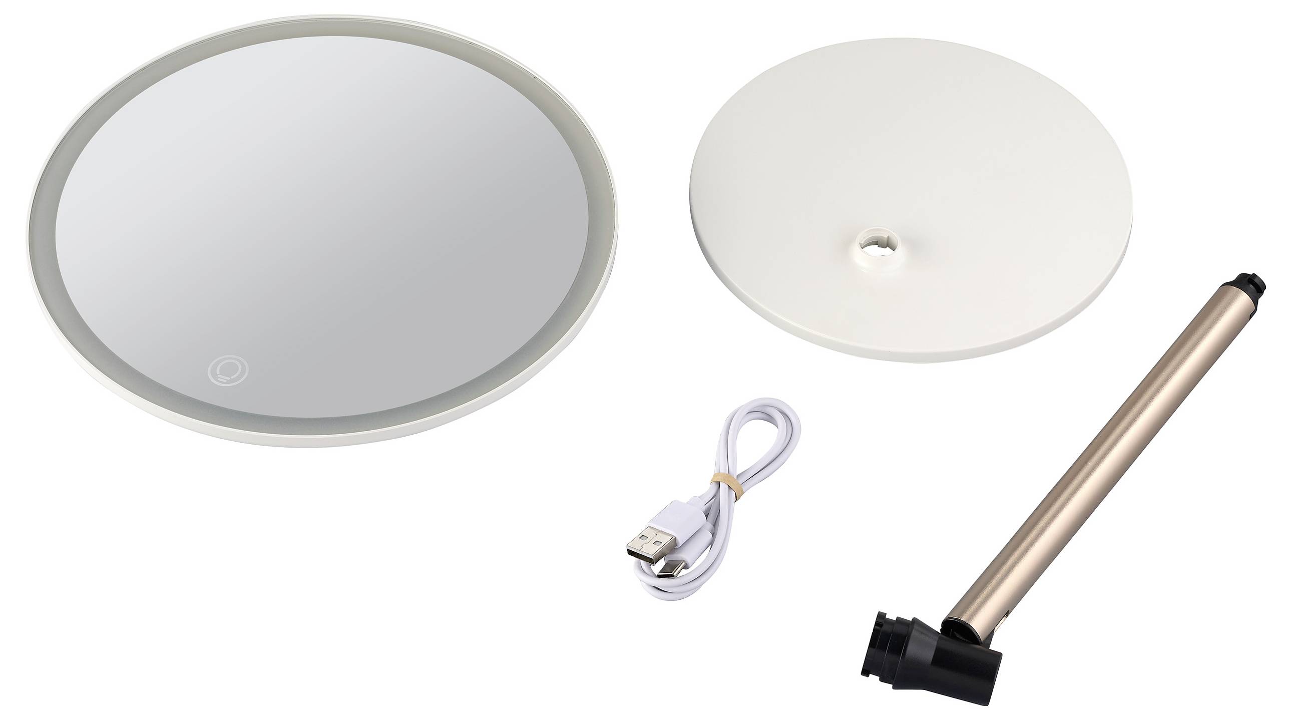 Sygonix SY-6739686 Spiegelleuchte 4W Warmweiß bis Kaltweiß Weiß