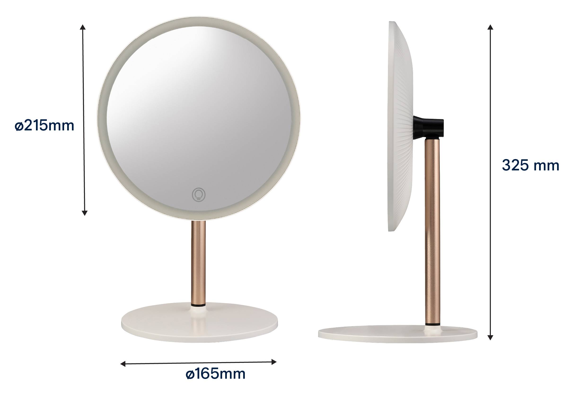 Sygonix SY-6739686 Spiegelleuchte 4W Warmweiß bis Kaltweiß Weiß