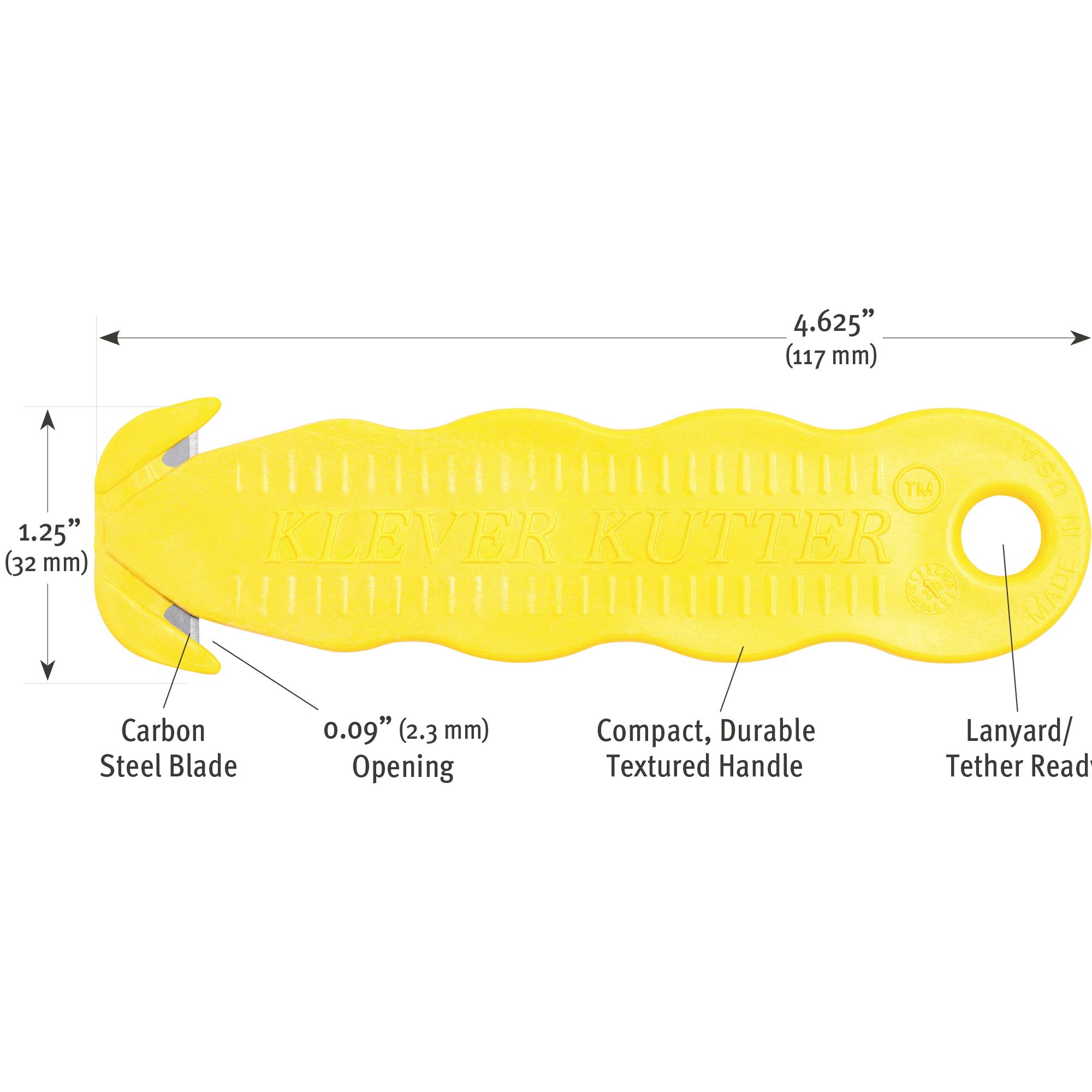 Berger & Schröter 2341501 Klever Cutter gelb KCJ-1Y 1St.