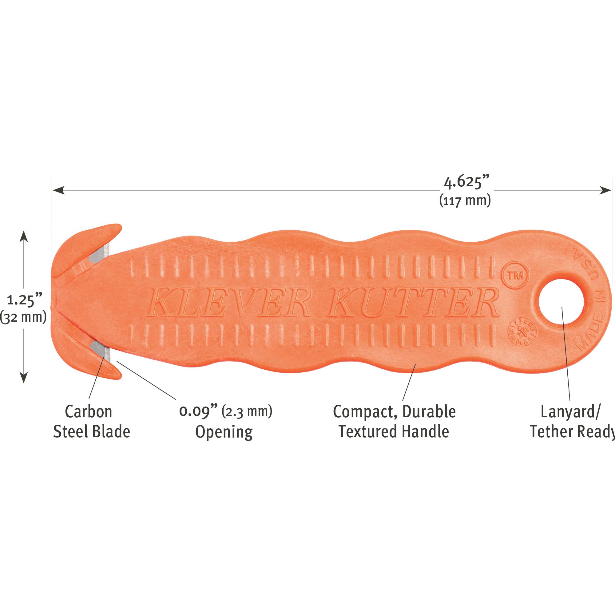Berger & Schröter 2345301 Klever Cutter orange KCJ-1G
