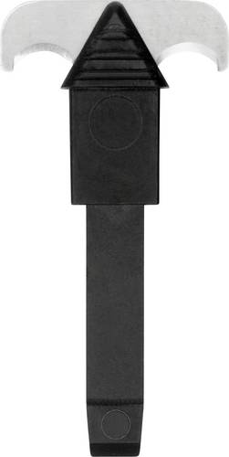 KLEVER Cuttermesser-Ersatzklinge 55 mm Kunststoff, Kohlenstoffstahl Schwarz
