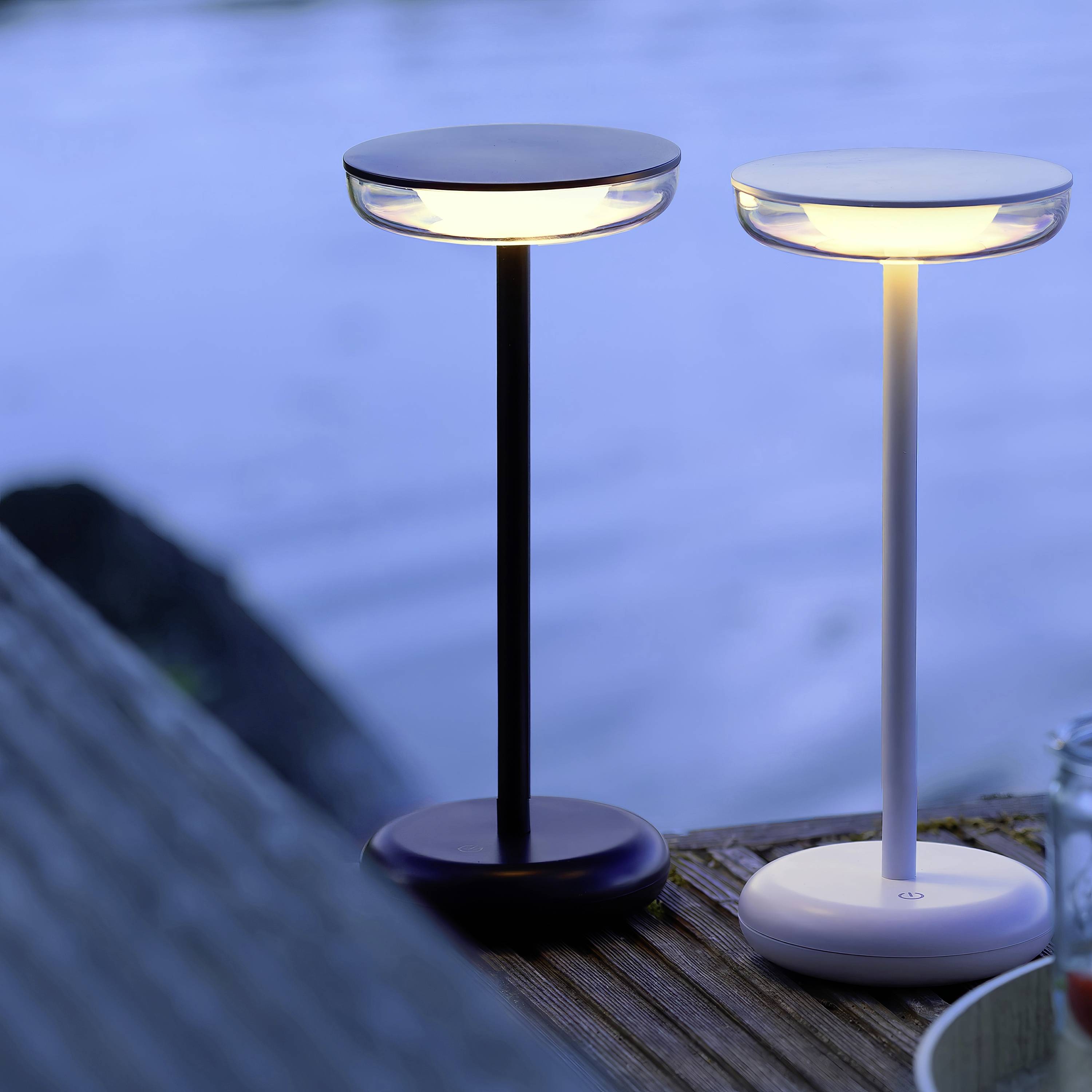 Brelight G40950A06 Nevio Akku-Tischlampe 2W Warmweiß Schwarz