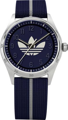 Adidas Quarz Armbanduhr AOSY23041 Silber Gehäusematerial=Stahl Material (Armband)=Stoff