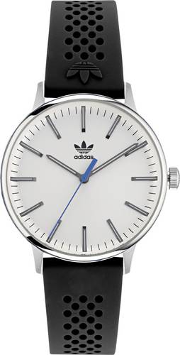 Adidas Quarz Armbanduhr AOSY22021 Silber Gehäusematerial=Edelstahl Material (Armband)=Silikon