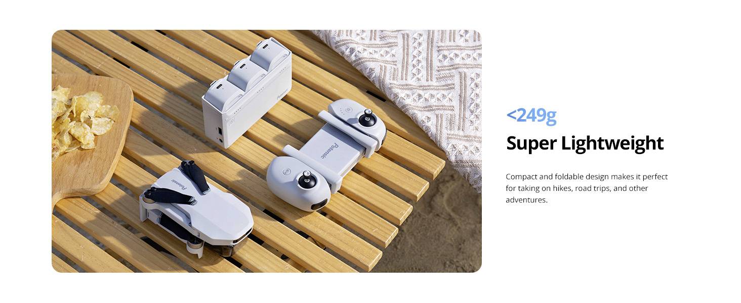 Potensic ATOM Quadrocopter RtF Kameraflug, GPS-Funktion, Einsteiger Grau