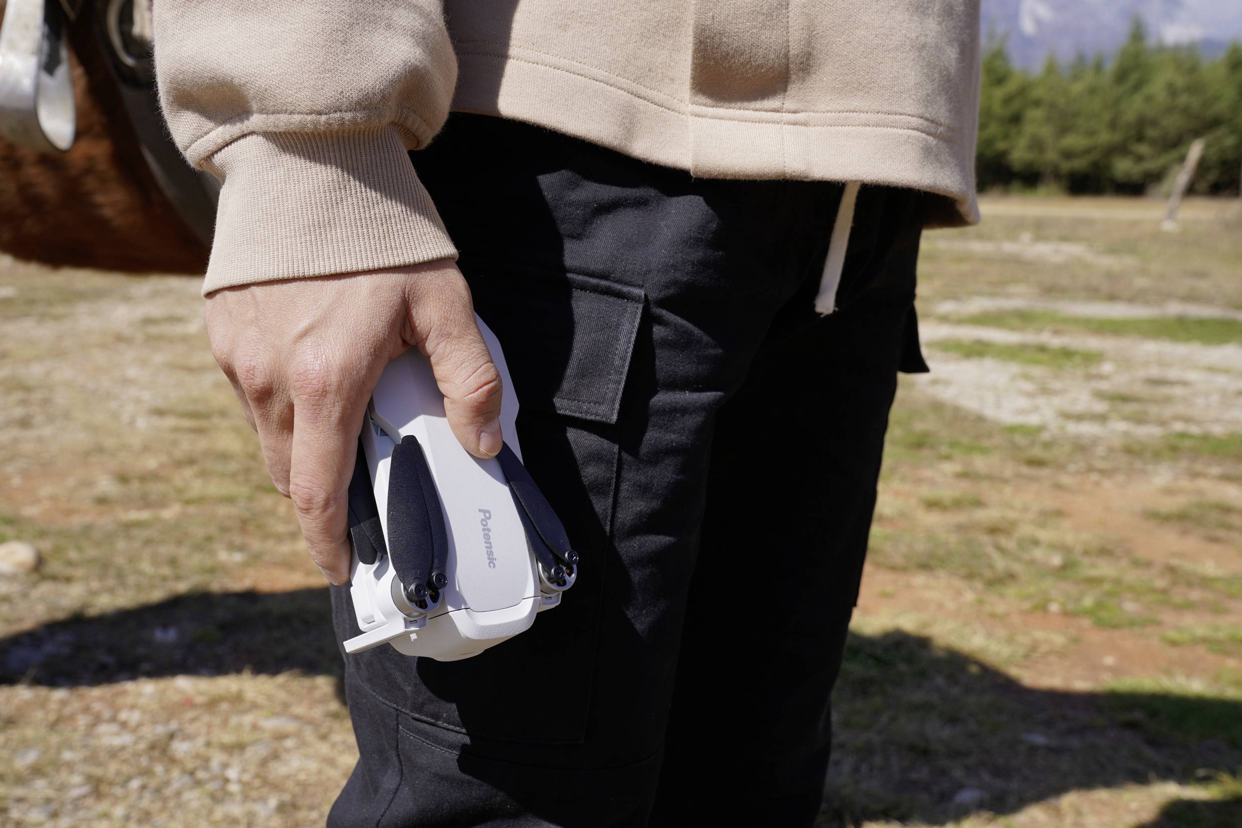 Potensic ATOM SE Quadrocopter RtF Einsteiger, Kameraflug Grau