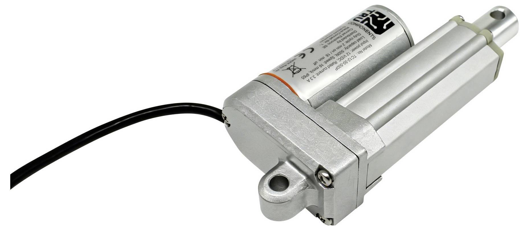 TRU COMPONENTS Elektrozylinder TC12-50-500P TC-13492764 Hublänge 50mm Schubkraft 500 N 12 V/DC 1St.