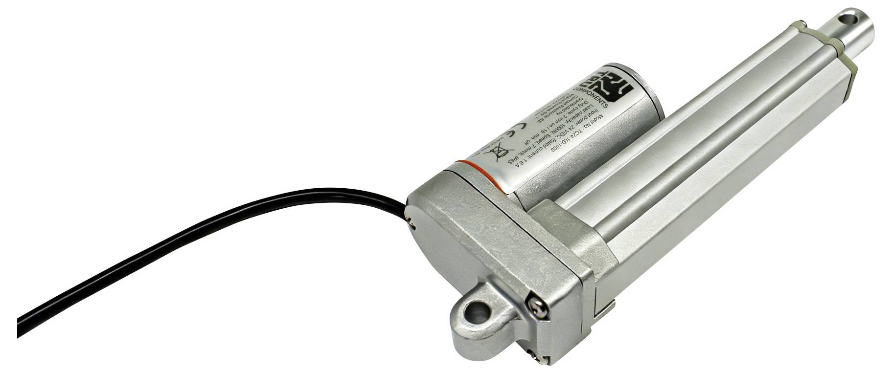 TRU COMPONENTS Elektrozylinder TC24-100-1000P TC-13492808 Hublänge 100mm Schubkraft 1000 N 24 V/DC 1St.