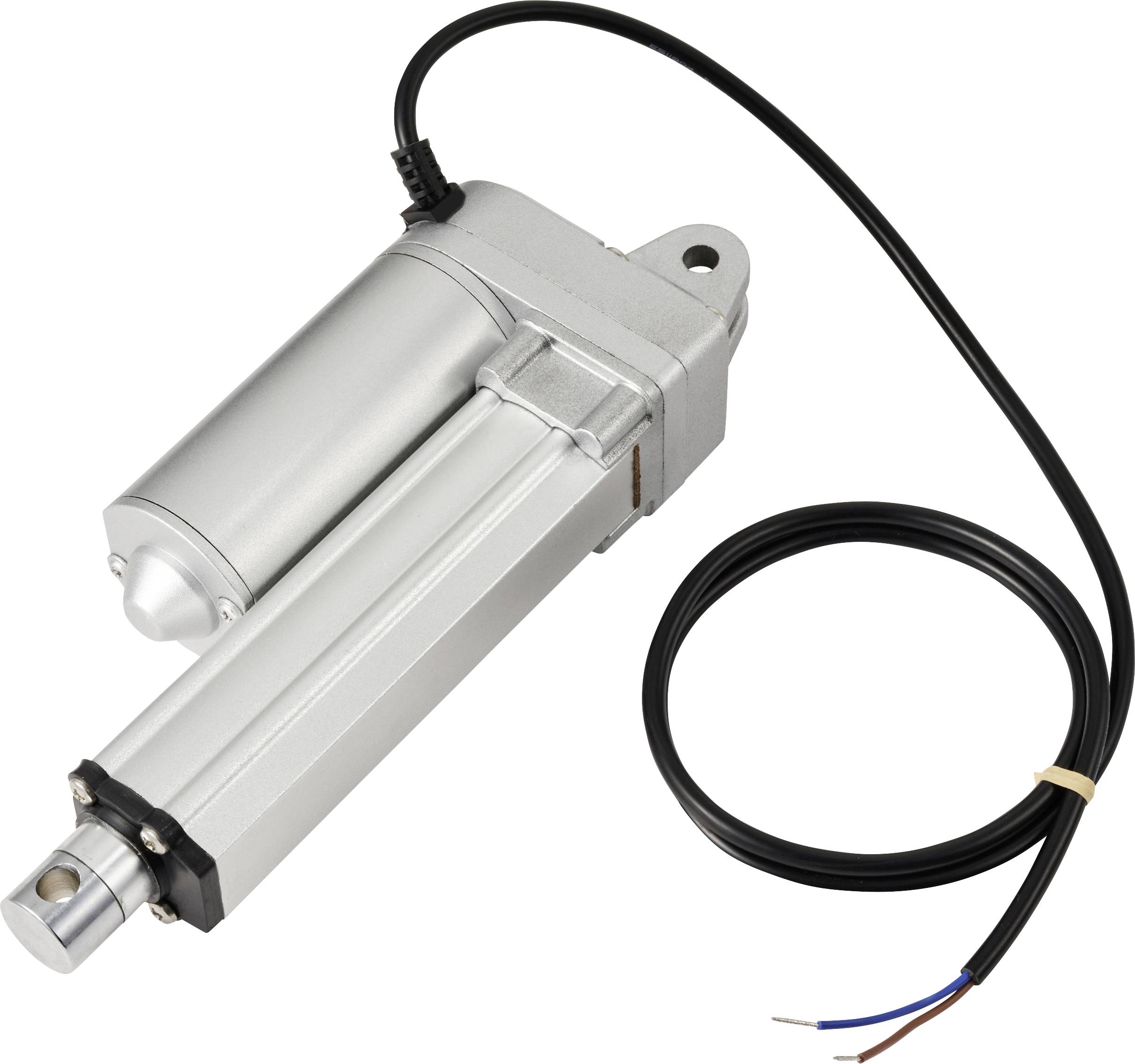 TRU COMPONENTS Elektrozylinder TC24-100-1000 TC-13492804 Hublänge 100 mm Schubkraft 1000 N 24 V/DC