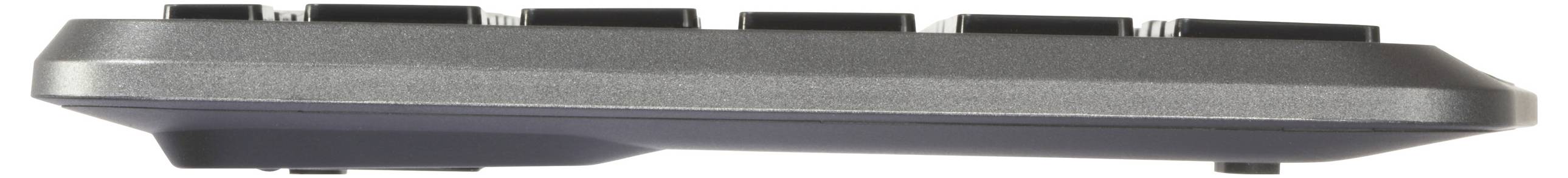 Renkforce RF-WLBTKB-300 Bluetooth®, Funk Tastatur Deutsch, QWERTZ Schwarz Integriertes Touchpad, Wiederaufladbar