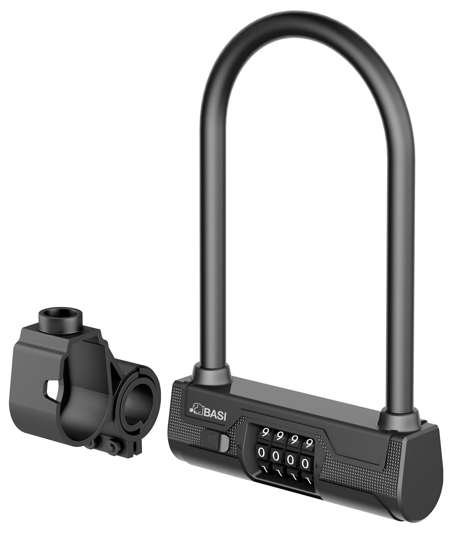 Basi ZR 317 Bügelschloss Schwarz Zahlenschloss