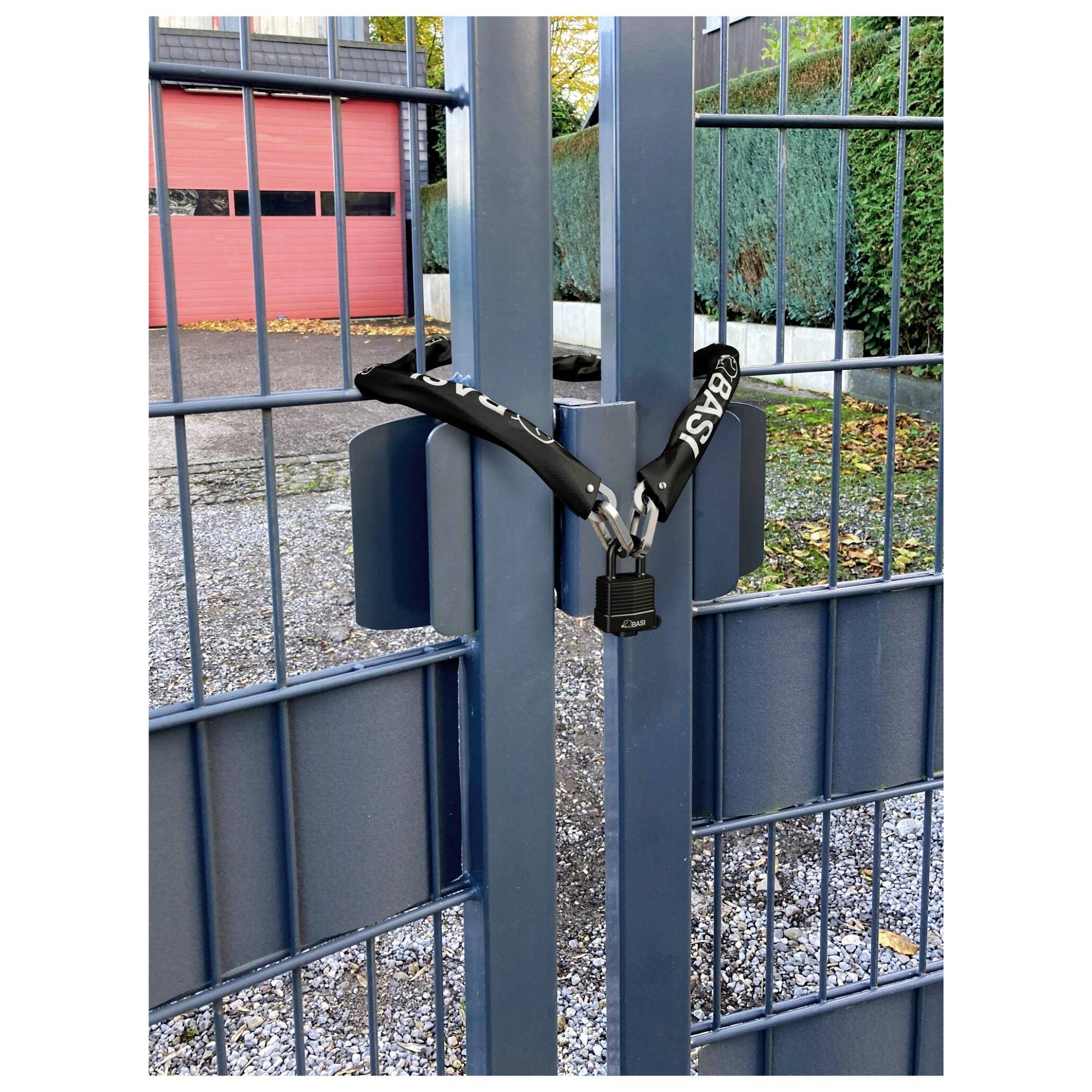 Basi ZR 318 Kette Schwarz Schlaufen für Vorhängeschloss