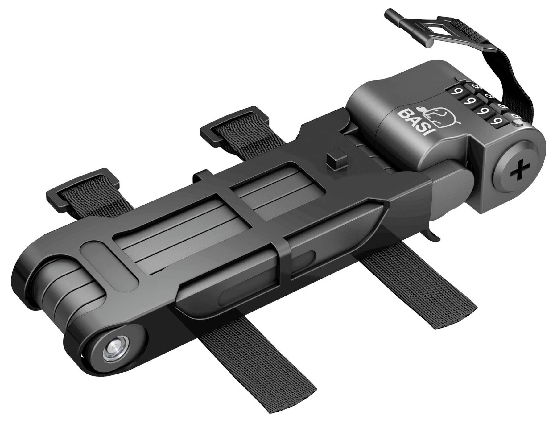 Basi ZR 319 Faltschloss Schwarz Zahlenschloss