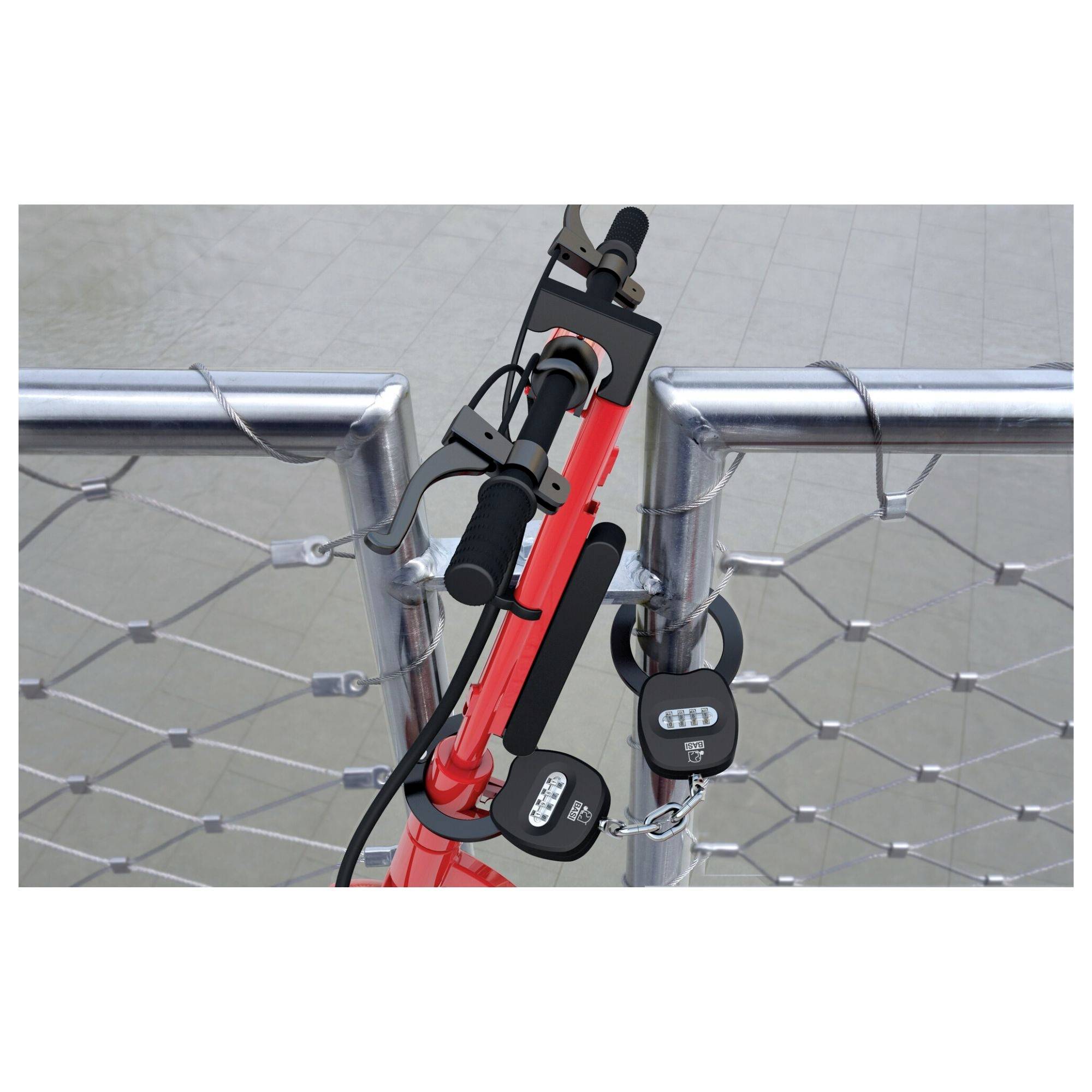 Basi ZR 320 Scooter Zahlenschloss Passend für (E-Fahrzeuge): E-Scooter Schwarz