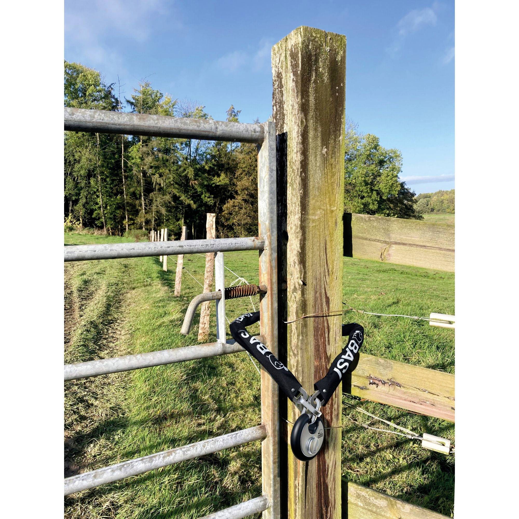 Basi ZR 323 Kettenschloss Schwarz Schlüsselschloss